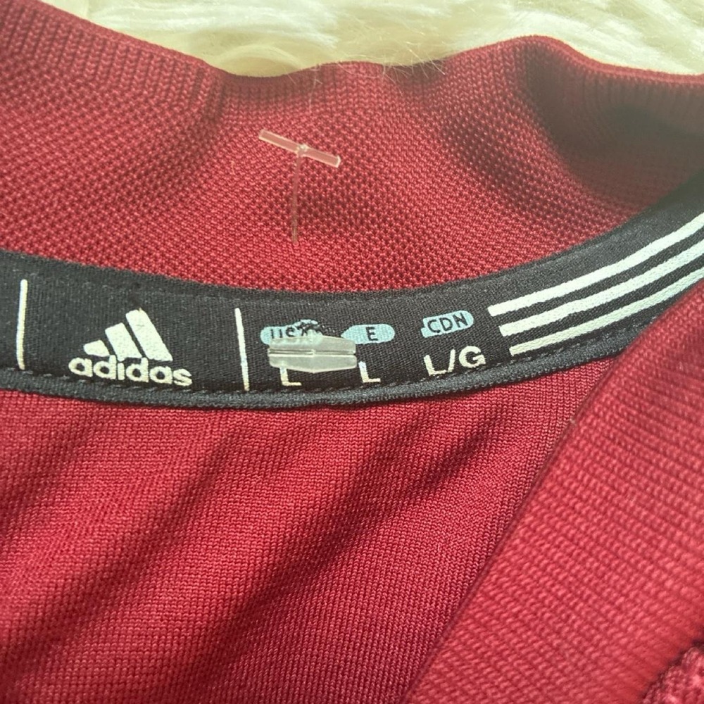 Adidas burgundy compression dress athletic tennis shorts sporty Large - Picture 5 of 6